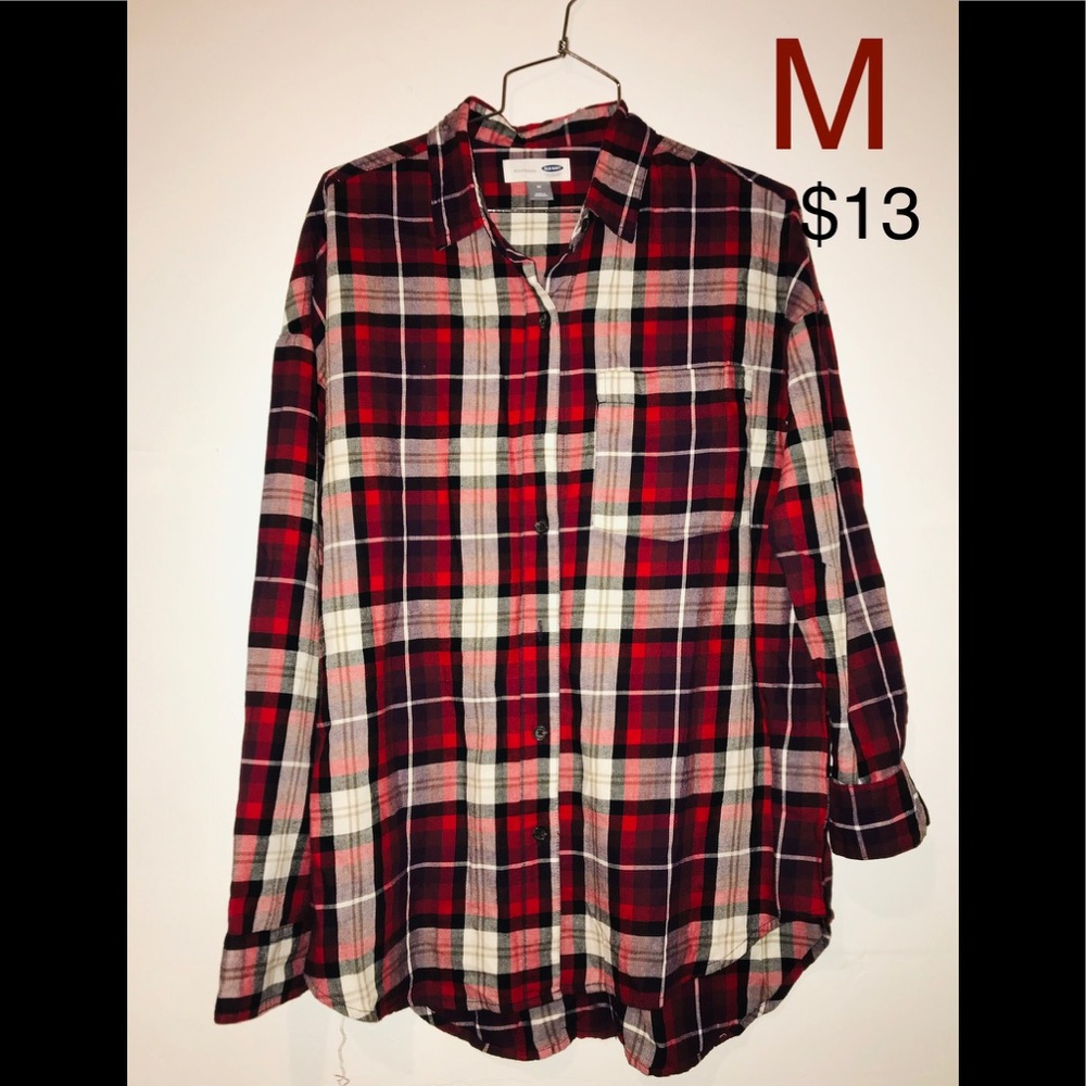 Plaid button down long sleeve